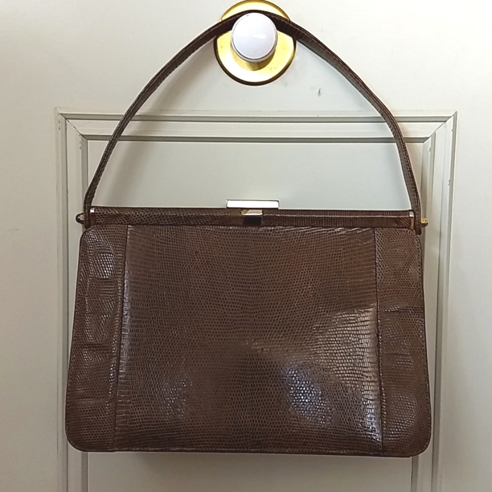 Lizard Handbag - image 1